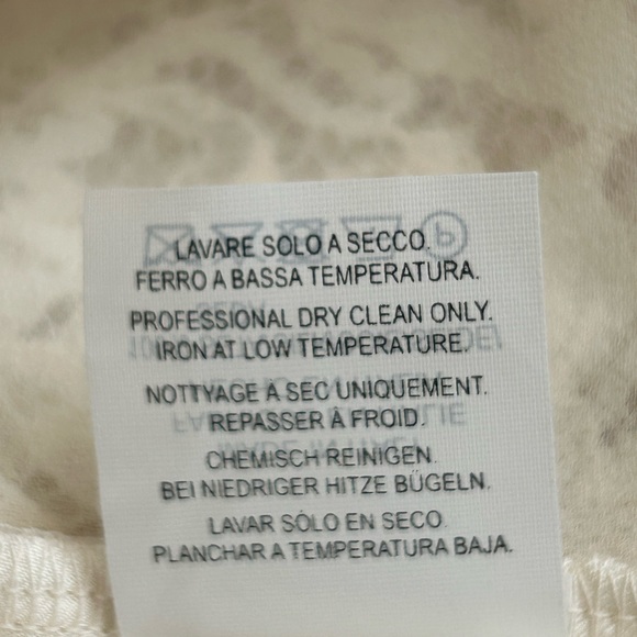 •Antonelli Firenze Silk Lace cream Short Sleeve Top Blouse S… - Picture 9 of 14